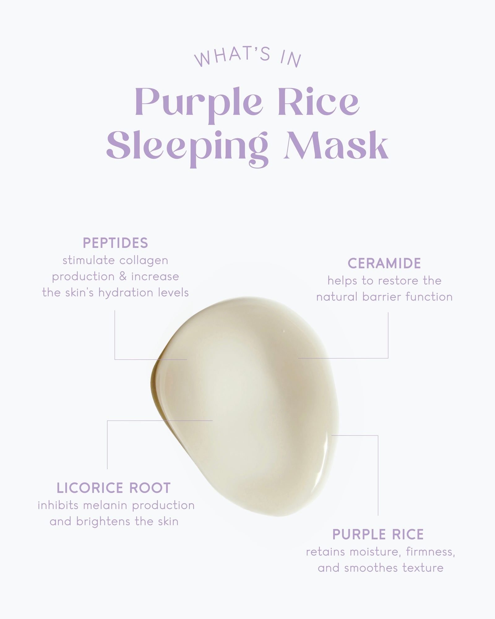 Purple Rice Sleeping Mask – Kana Skincare